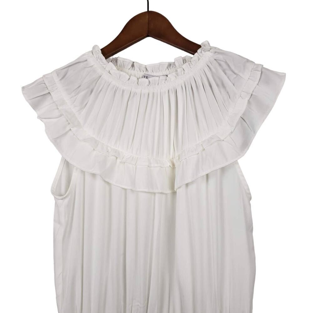 HYFVE Sleeveless Elastic Waist Dress - L